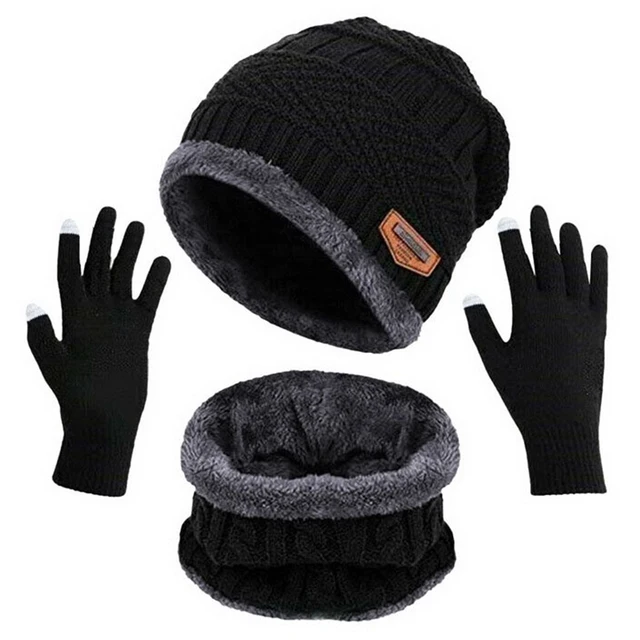 Winter Warmth and Style: Knit Hat, Glove, and Scarf Sets