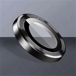 Sleek Metal Ring Camera Protector with Tempered Glass Lens Cap - Premium Case - iPhone 17 Pro (Black - 01)