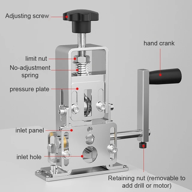 Dénudeur De Fil Manuel, Outil De Dénudage De Fil, Machine D'épluchage De  Câbles En Cuivre Avec Manivelle À Utiliser Avec Une Perceuse Électrique  Manuelle - Pinces - AliExpress