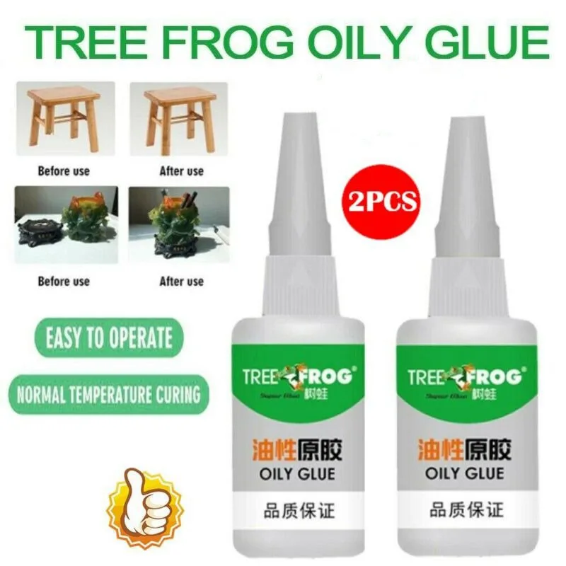 2X Universal Welding Tree Frog Oily Glue Plastic Wood Metal 티몬