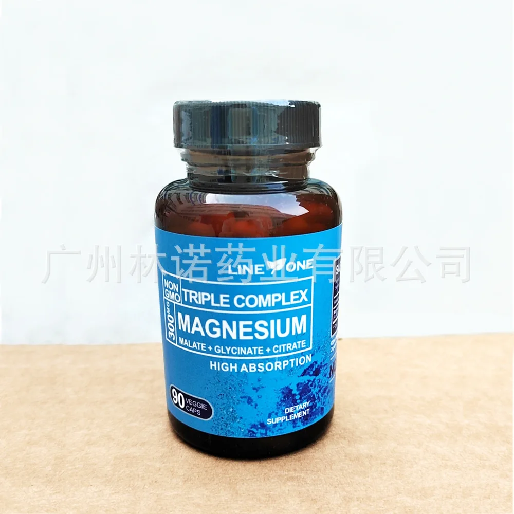 Magnesium Complex 300mg ,MALATE+GLYCINATE+CITRATE , 90 capsules