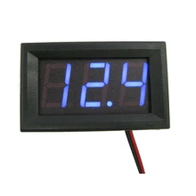 

Mini New Digital Voltmeter LED DC 4.5V--30V 1A Backlight Voltage Meters Volt Indicator 20cm Cable Three Digital Tubes