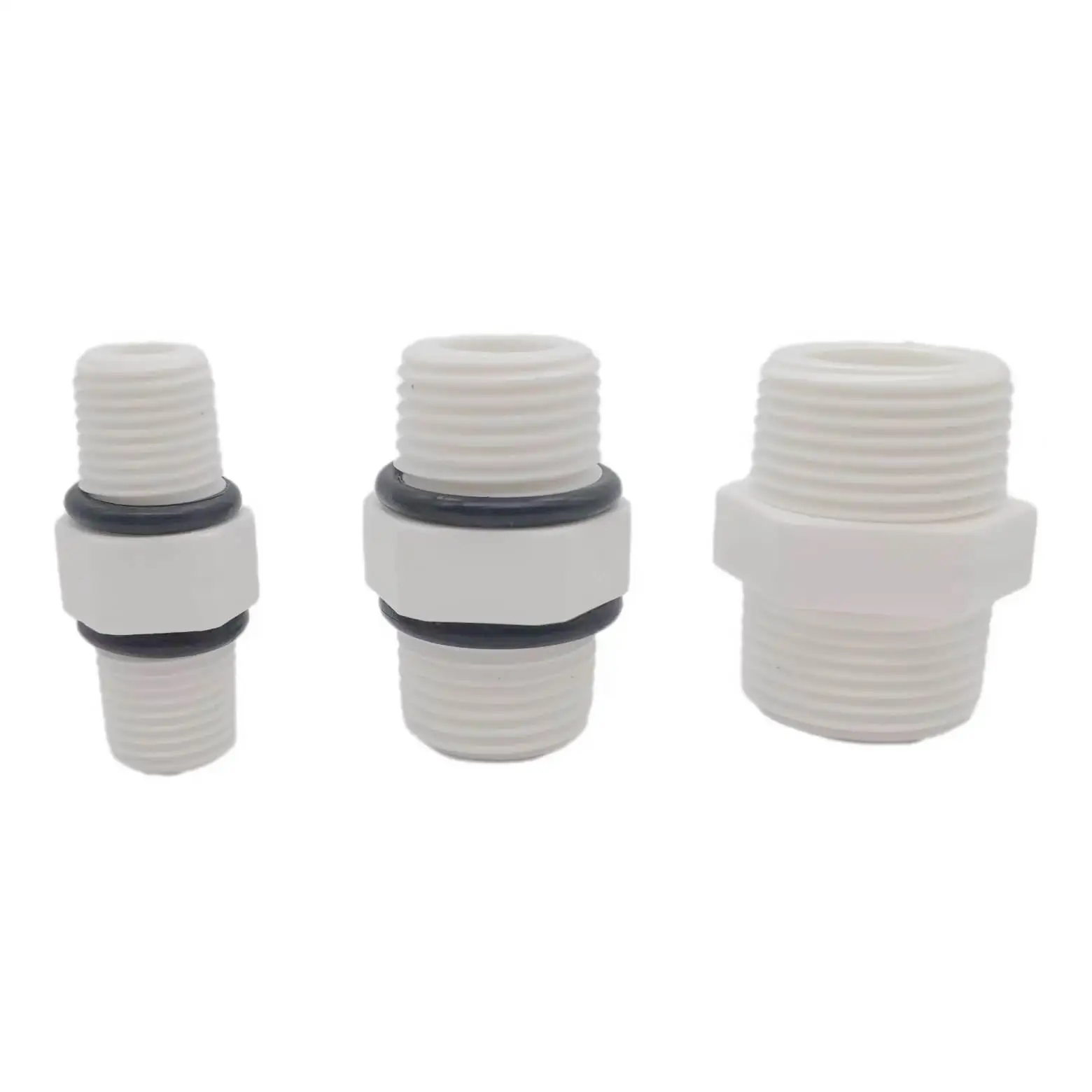 1/4" 1/2" BSP Male Thread With Seal O-RING 3/4" BSP Without O-ring POM Fitting Aquarium Reverse Osmosis RO Water Dispenser pipe fitting,water pipe fitting,hose pipe fitting,aquarium water dispenser