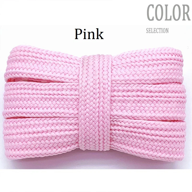 Premium 20mm Thick Flat Colored Soft Shoelaces