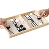 Fast Sling Puck Game Paced Wooden Table Toys Desktop Battle Juegos De Mesas Interactivos Para Niños Kinder Spiele 1