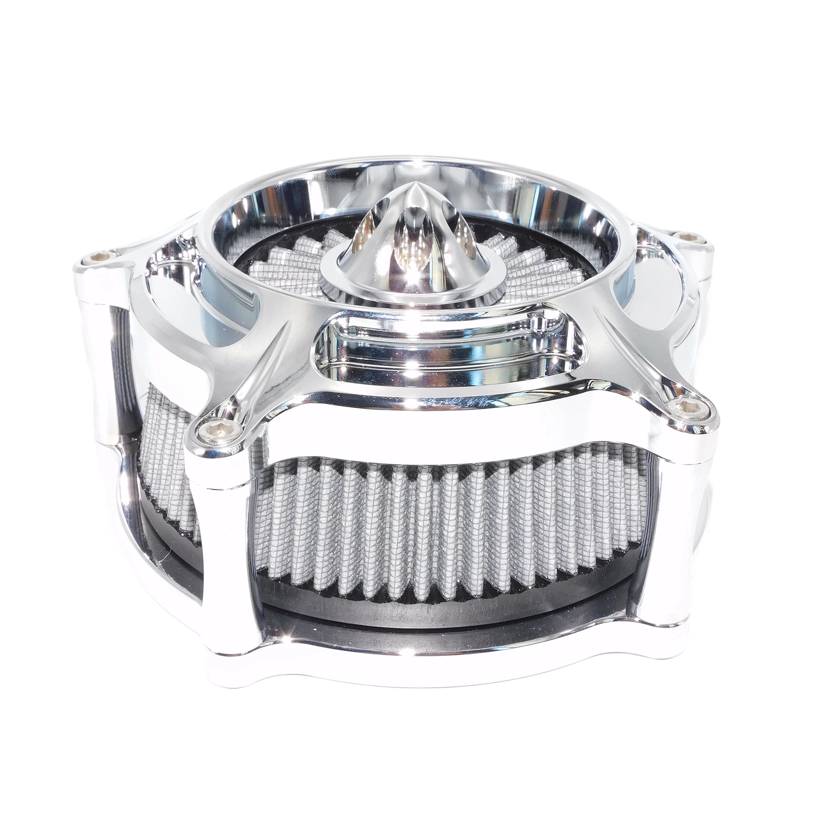 Motorcycle Air Intake Filter Chrome For Harley Sportster Iron 883