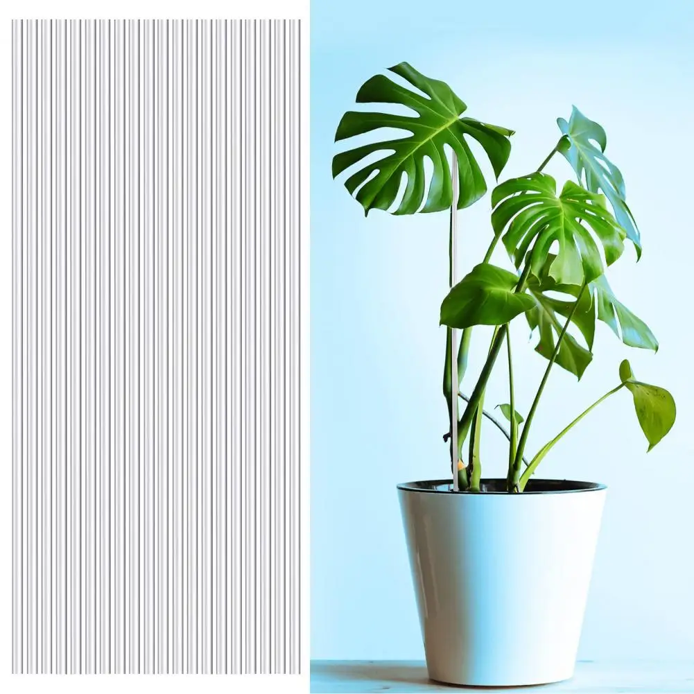 50 Sticks Acrylic Plant Stakes Flexible Durable Enhance Growth Stretchable Stable Plant Support Garden Plant Support Rack