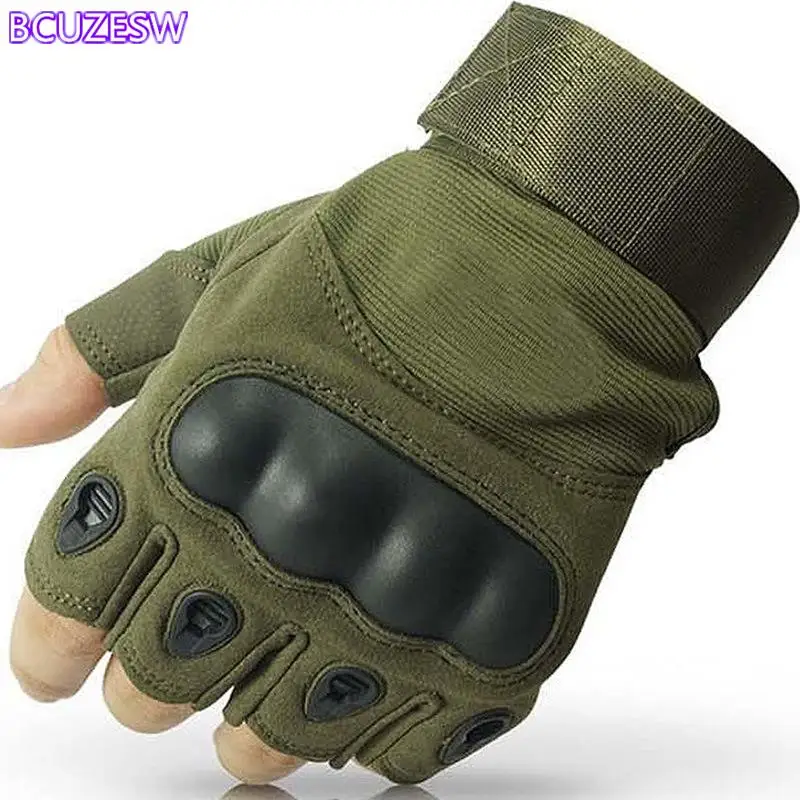 Warm Half Finger Men's Gloves Outdoor Military Tactical Gloves Sports Shooting Hunting Airsoft Motorcycle Cycling Gloves