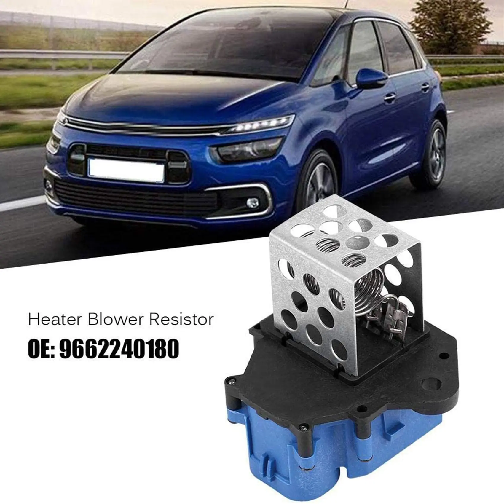 Per C4 Per 307 Partner 3008 5008 Resistenza Di Raffreddamento Ventola Radiatore 1308Cp 9662240180 9673999980 1308Cx