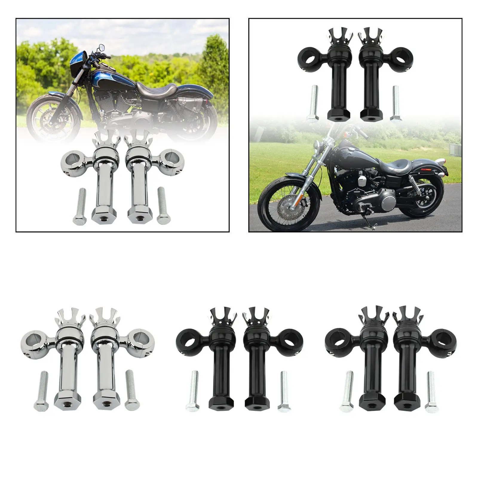Фото Универсальный подъемник на руль мотоцикла для Dyna Fat Bob Cvo Fxdfse : 2009 №2