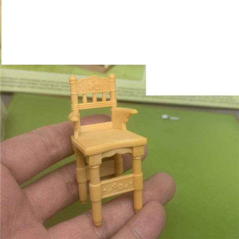 ternurinesPlay House Doll House Scene Flocking Girl Toys Action Figures Ornaments Small BB Dolls Kids Gifts