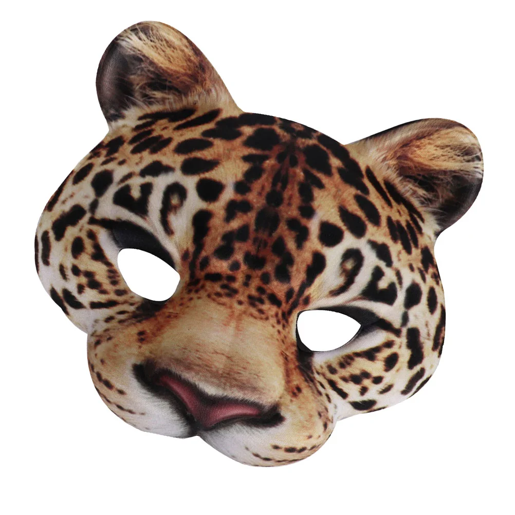 

Leopard Animal Mask Ornament Carnival Party Mask Prop Masquerade Party Leopard Mask for Bar Ball Halloween