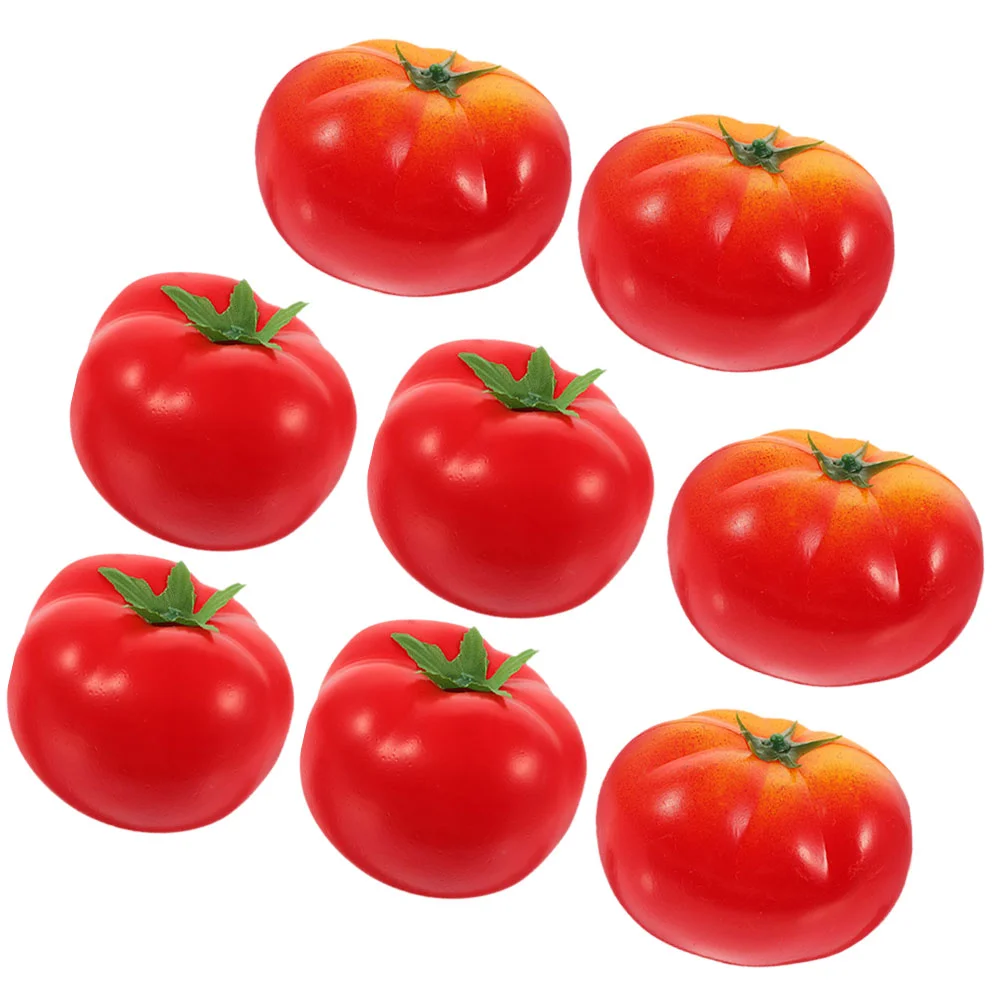 

Imitation Tomato Fake Vegetable Decoration Artificial Tomatoes Pops Models Simulated Decorations Lifelike Fruits Cherry