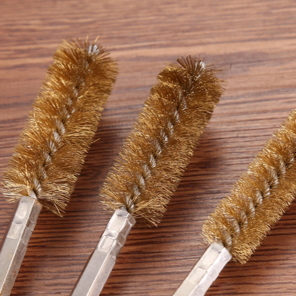 

8-19mm Cleaning Brush Wire Tube Machinery Cleaning Brush Rust Cleaner Washing Polishing Tools Cleaner Machine Brush