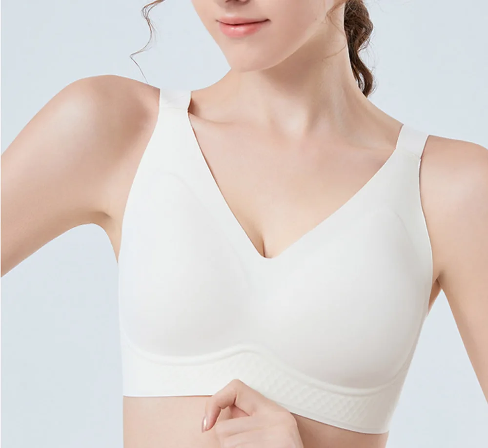 BIMEI Mastectomy Bra Pocket Bra Women's Cotton Front-Closure Leisure Bra