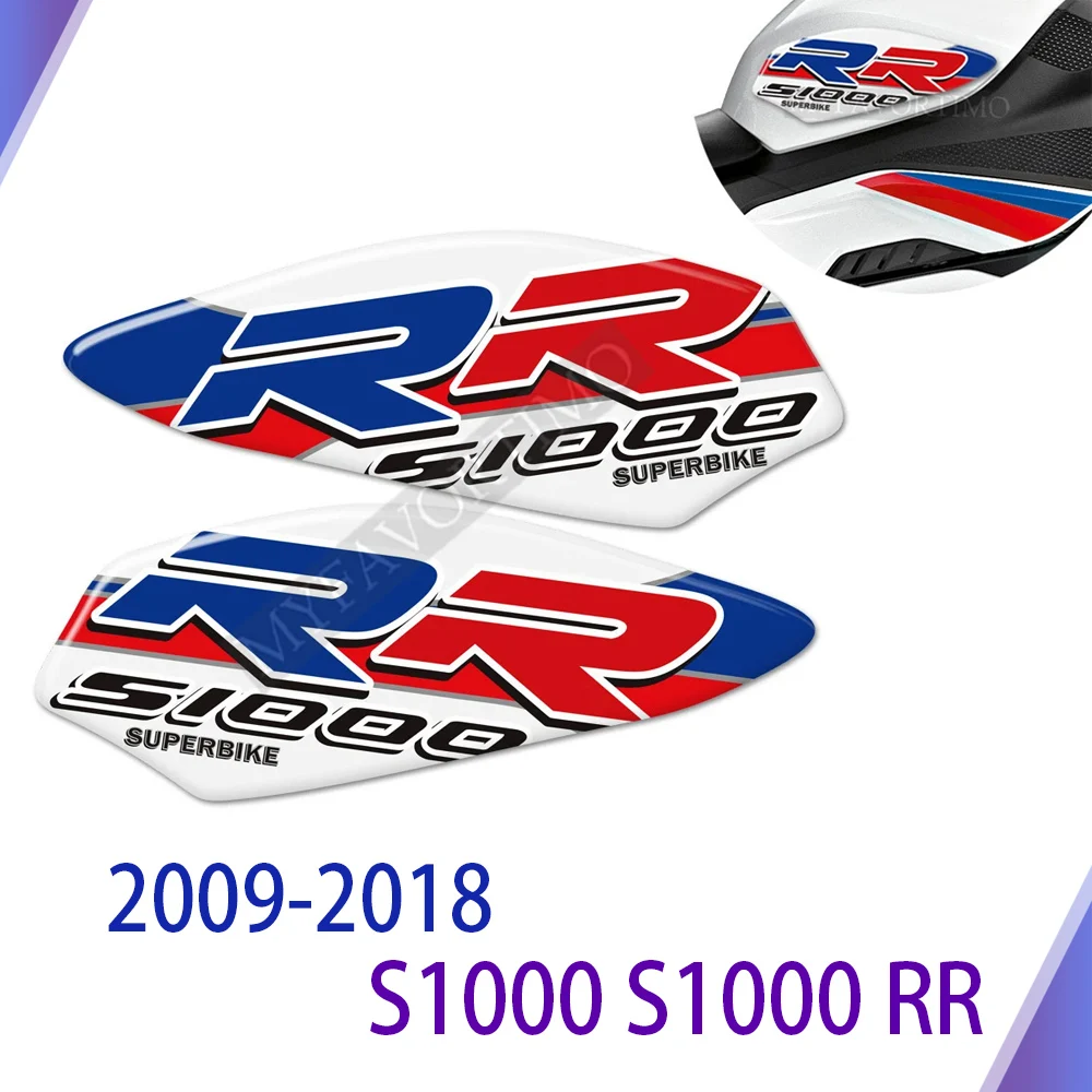 For BMW S1000RR S 1000 RR S1000 2009 2010 2011 2012 2013 2014 2015 2016 2017 2018 Stickers Decals Tank Pad Front Fender for bmw s1000rr s1000 rr 2009 2014 2010 2011 2012 2013 5d carbon look front gas fuel tank cover protector tank pad