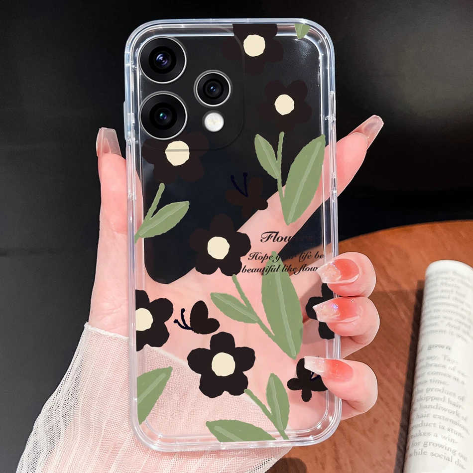 Fashion Gradient Soft TPU Transparent Silicone Phone Case - Lightweight