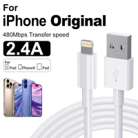 Câble USB d'origine pour Apple, Apple iPhone 14, 13, 12, 11 Pro Max, 7, 8 Plus, XS, Poly FastCharging, cTO, ios, Accessoires de chargeur 1