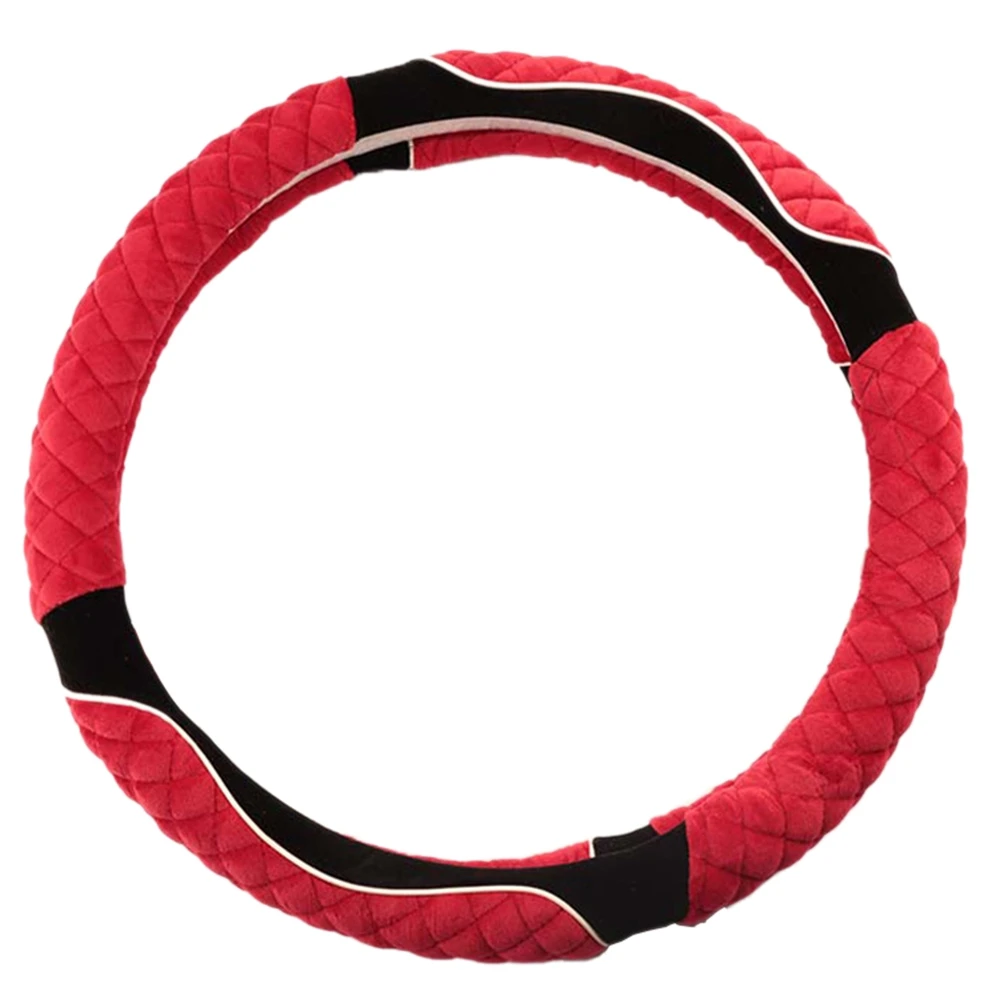 

Универсальный 15-дюймовый плюшевый чехол для рулевого колеса