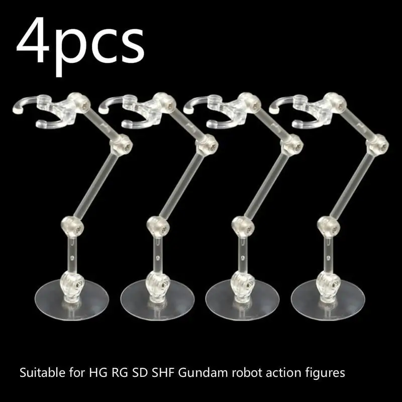 

New 1/4pcs Doll Stands Figure Display Bracket Action Base For 1/144 SHF Robot Model