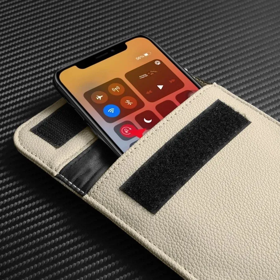 Premier Leather Signal Shield Bag with RFID Anti-Theft Protection