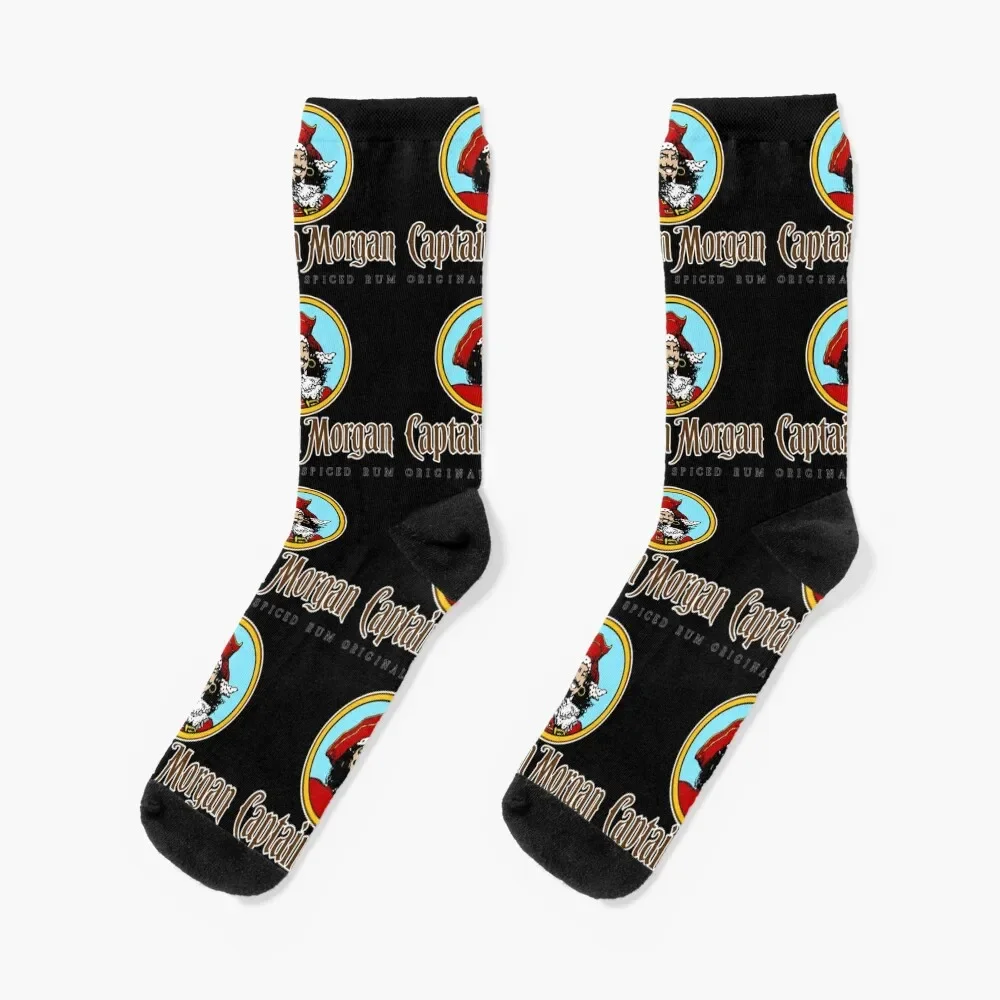 

CAPTAIN MORGAN Socks aesthetic valentine gift ideas custom sports bright garter Socks For Women Men's
