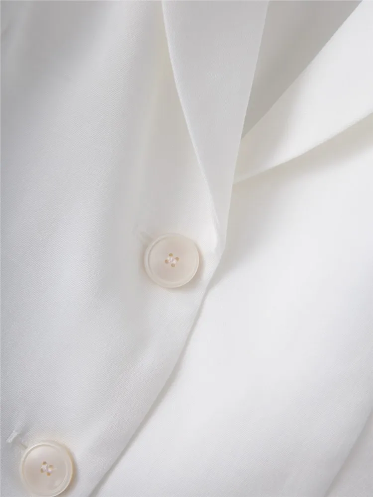 سترة نسائية من قماش الجاكار الرقيق من TRAF ROBE Y2...