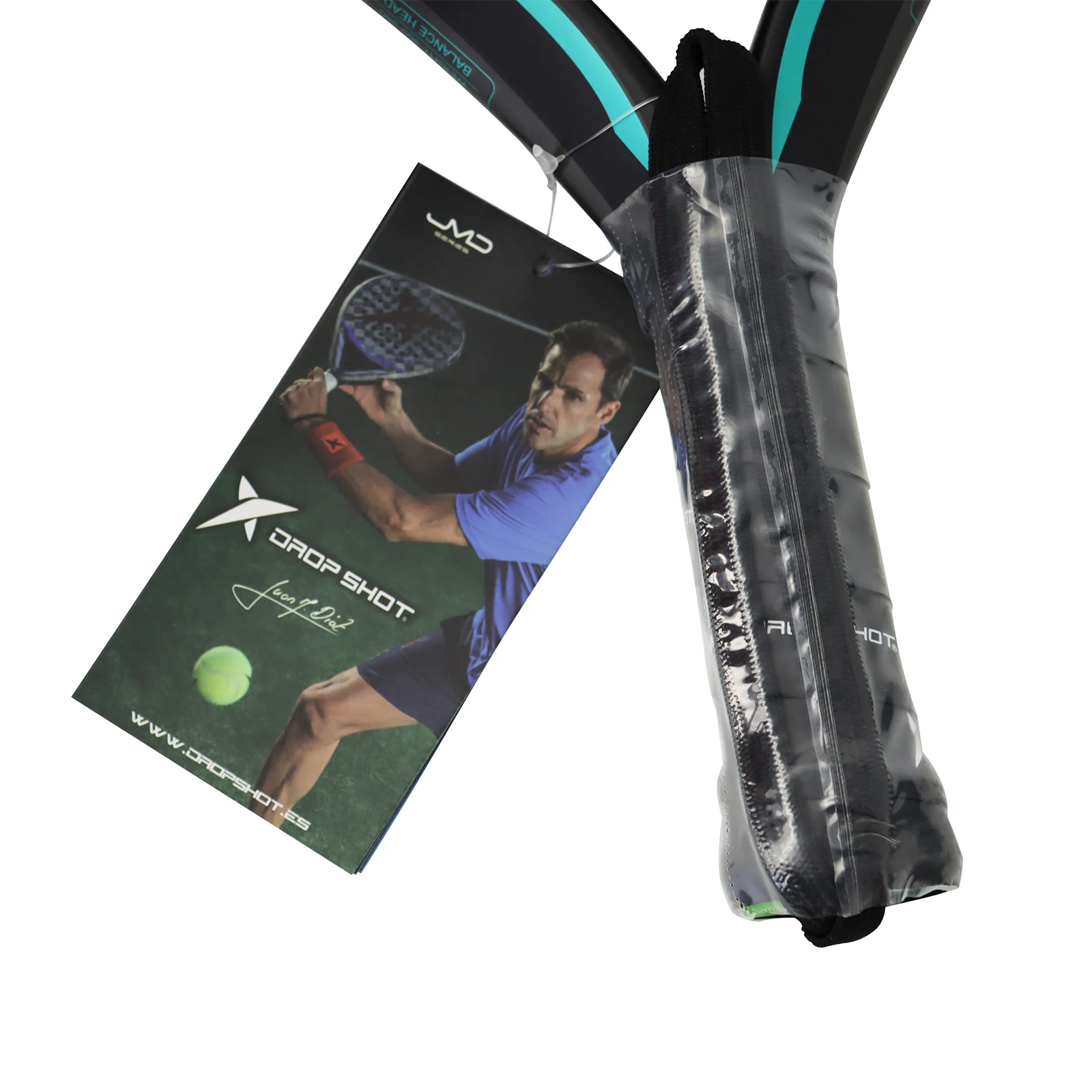 Padel Tennis Racket with Cover Bag Carbon Fiber EVA Teach Rubber Paddle