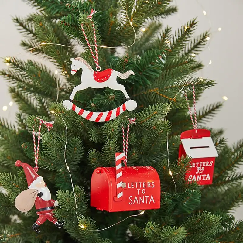 Christmas Decorations Christmas Party Nordics Christmas Decoration Metal Pendant Tree Room Party Holiday Decoration Ornaments