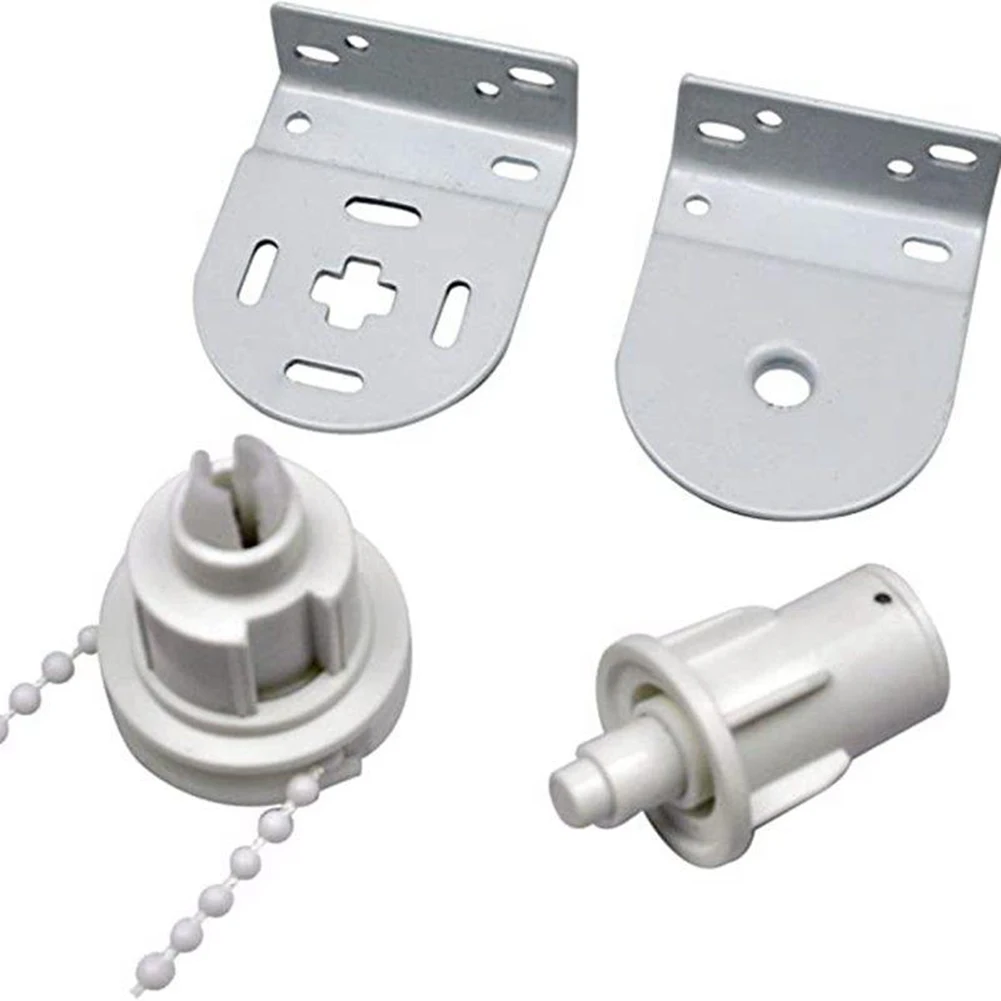1set Rollo Armaturen Perle Kette Kit Fenster Vorhang Zubehör Für 28mm/32mm Durchmesser Rohr Heavy Duty qualität Klammern – Detail 2