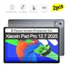 2 Pieces HD Scratch Proof Screen Protector Tempered Glass For Lenovo Xiaoxin Pad Pro 12.7 2025 Tablet Oil-Coating Hard Film 1