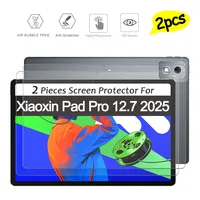 2 Pieces HD Scratch Proof Screen Protector Tempered Glass For Lenovo Xiaoxin Pad Pro 12.7 2025 Tablet Oil-Coating Hard Film 1