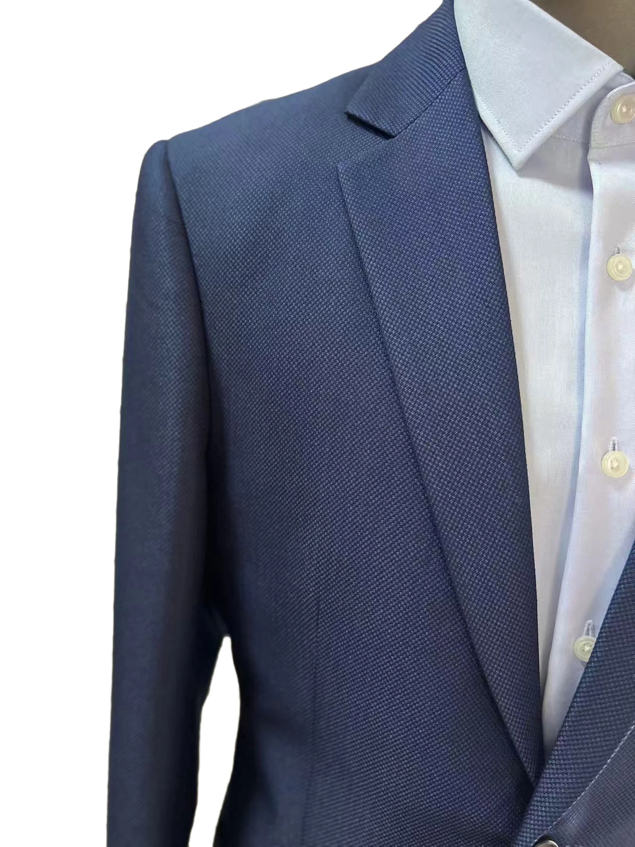 Fashion Blazer For Men Blazers Blazer Masculino Custom Made Men Jacket  Blue Nailhead Tailored Coat Men Suit Jacket Slim Fit