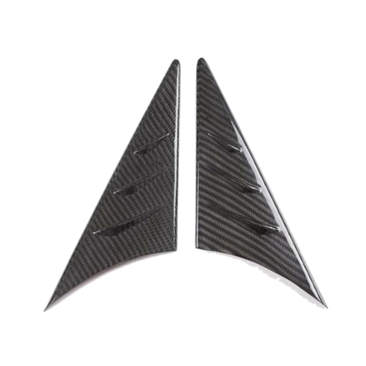 

Real Carbon Fiber Rearview Mirror Side Triangular Spoiler Trim Decorative for Toyota Supra