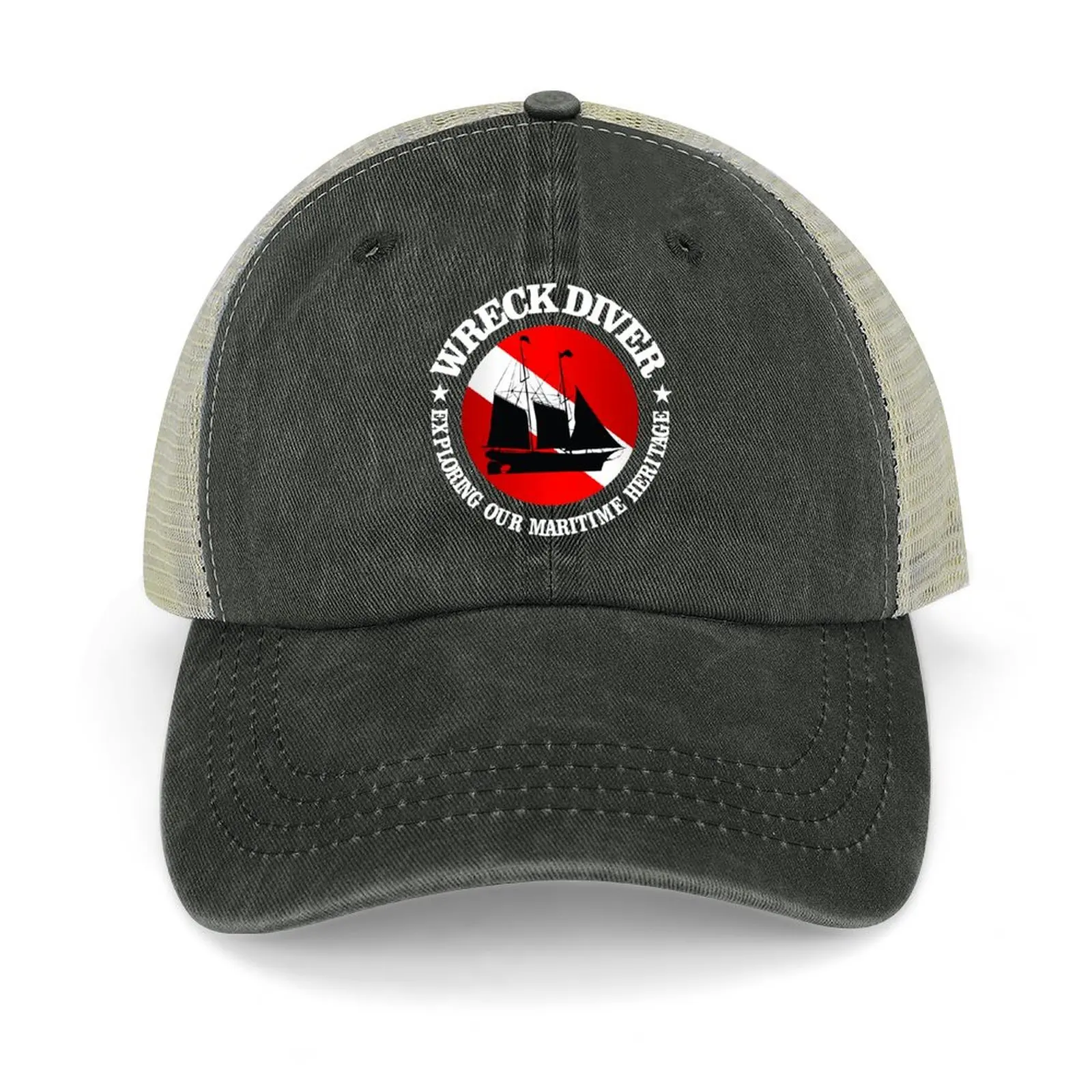 

Wreck Diver (rd) Cowboy Hat Snapback Cap Custom Cap Wild Ball Hat Women's 2024 Men's