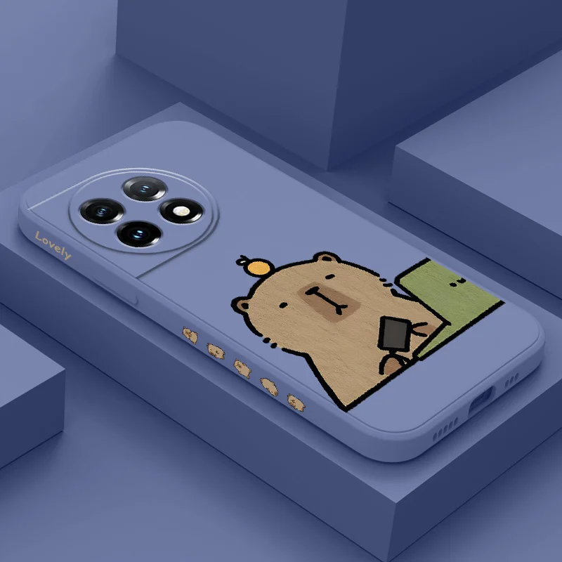 Diligent Capybara Liquid Silicone Phone Case