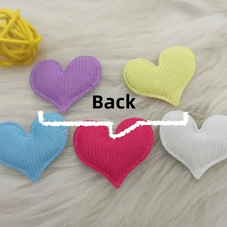 Handmade DIY Korean Style Hair Accessories Colorful Heart Shaped Children's Headwear Clips Gift Cake Decoration Parts