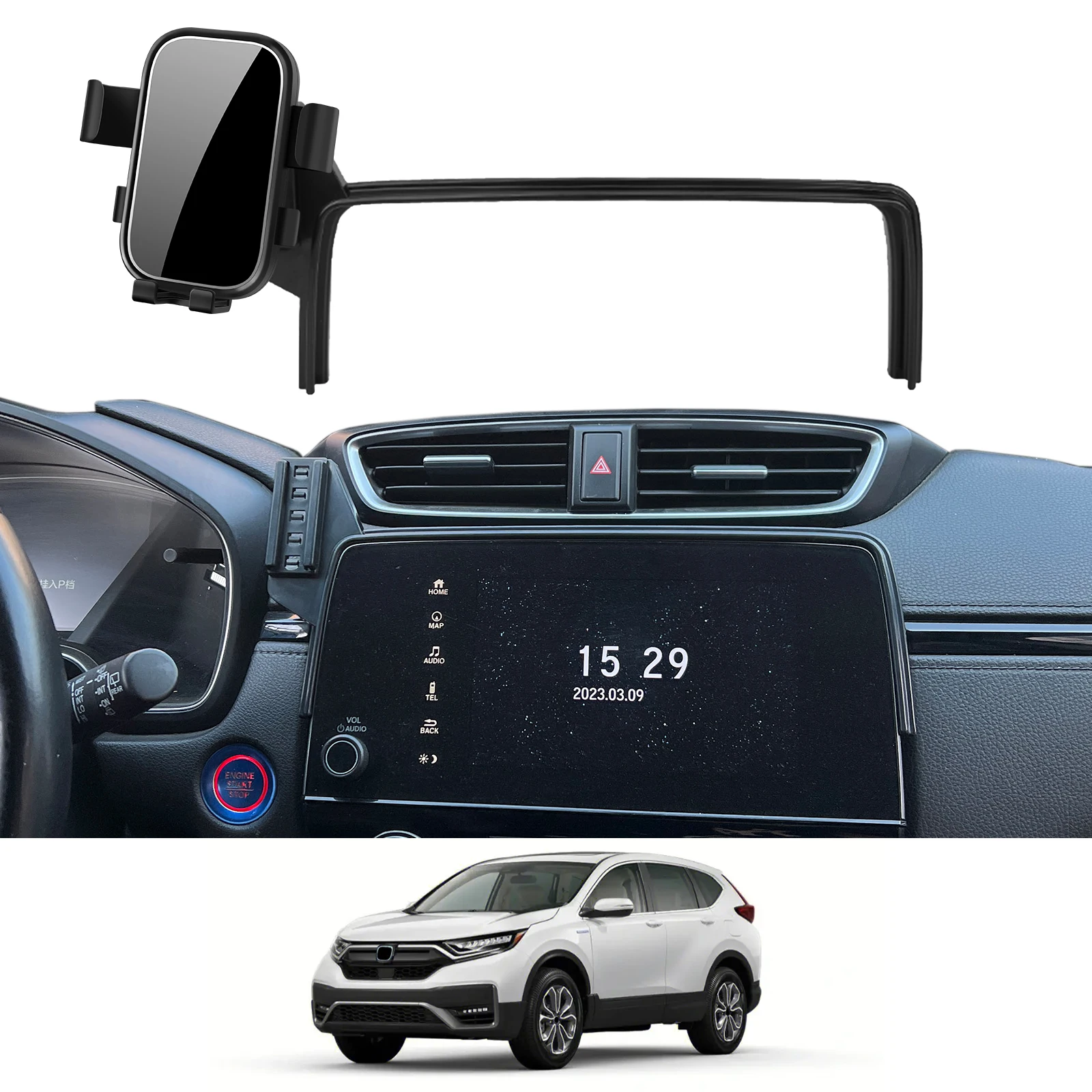 Car Mobile Phone Holder for Honda CR-V-CRV RW RT GPS Bracket Navigation Stand Auto Accessories phone holder mobile phone holder