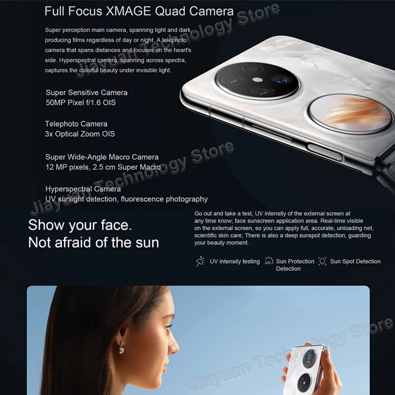Orignal Huawei Pocket 2 Foldable Phone 6.94\