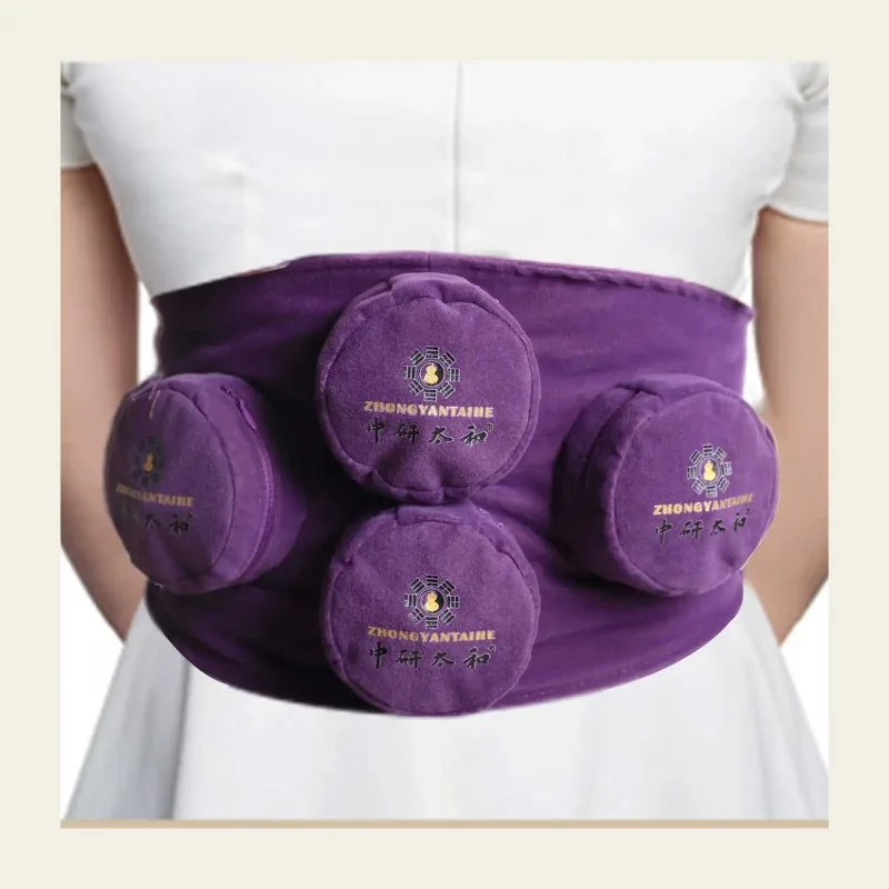 Moxa Box,Back Moxibustione Terapia Moxa Therapy Scatola Di Moxibustione Senza Fumo Borsa Di Stoffa Sollievo Dal Dolore Copertura In Tessuto Di Velluto