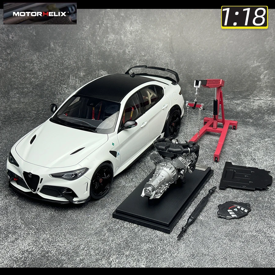 MOTORHELIX 1/18 scale New Alfa Romeo Giulia GTAm Car model Metal