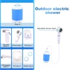 Portable Outdoor Shower Set Handheld Shower Head Adjustable Flow Camping Shower for Hiking Backpacking Beach Traveling 5