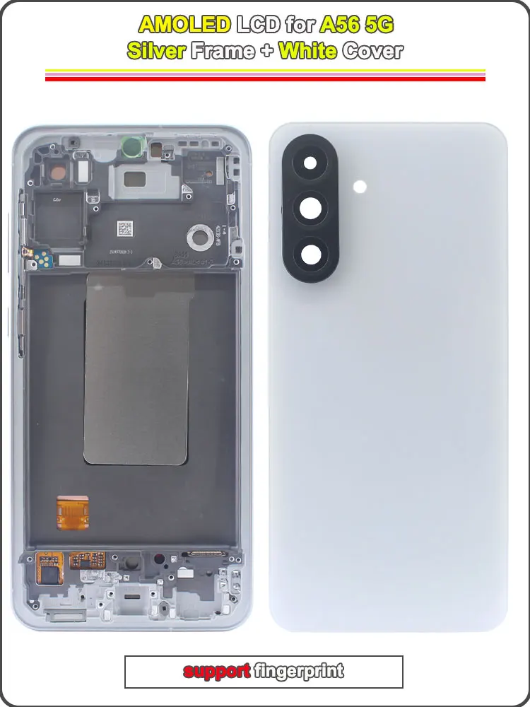 AMOLED F White Cover