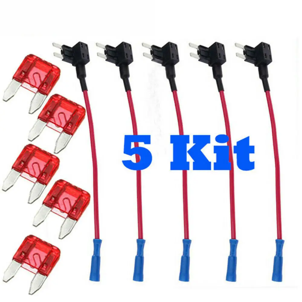 Car Fuse Box Add A Circuit Ato Atc Mini Blade Fuse Splice Holder Piggy Back Tap12v Fusible Alarm Accessories