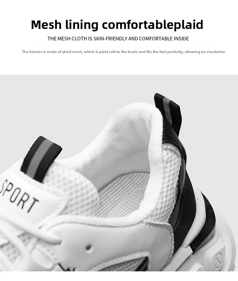 Men Platform Thick Sole Sports Street Sneakers