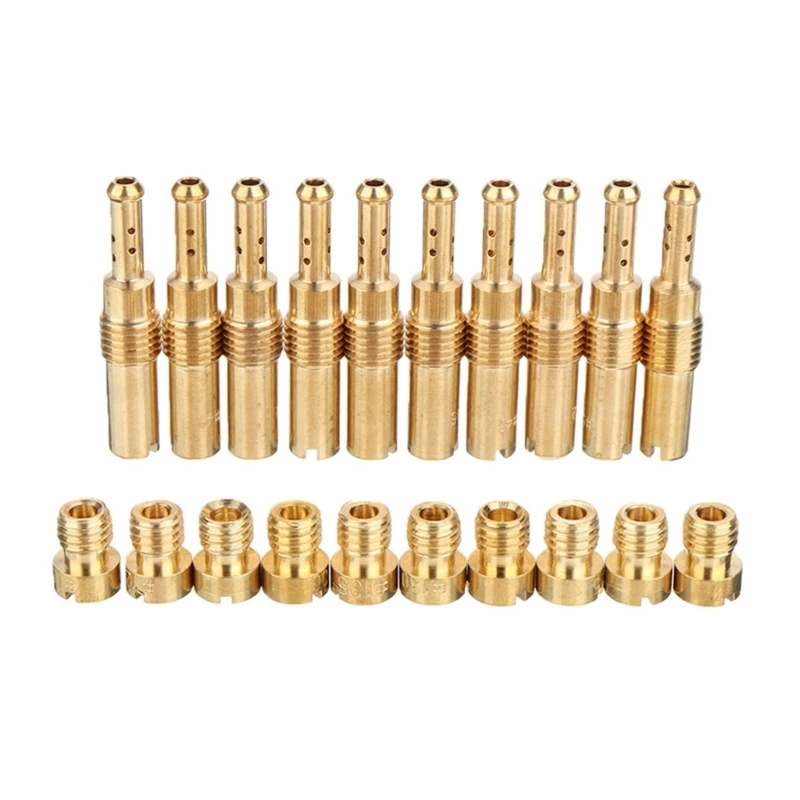 

Carburetor Main Jet Slow Jet Kits 10pcs Main & 10pcs Slow Jet F19A