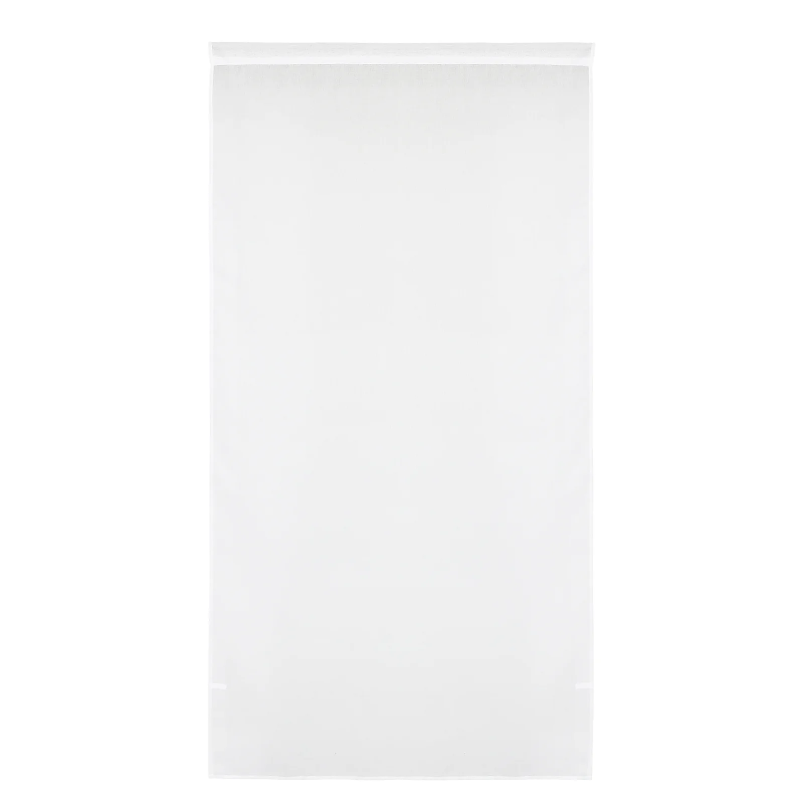 

VOSAREA Window Voile Sheer 100X200cm Semi Linen Curtain Panel for Balcony Bedroom Living Room (White)