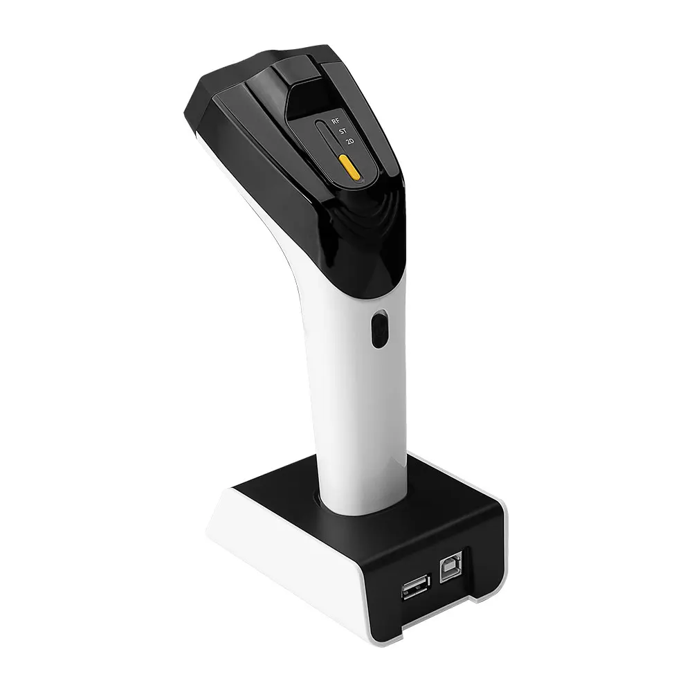장거리 UHF 태그 RFID 리더, UHF 귀 태그 리더, 2D 스캐너 포함