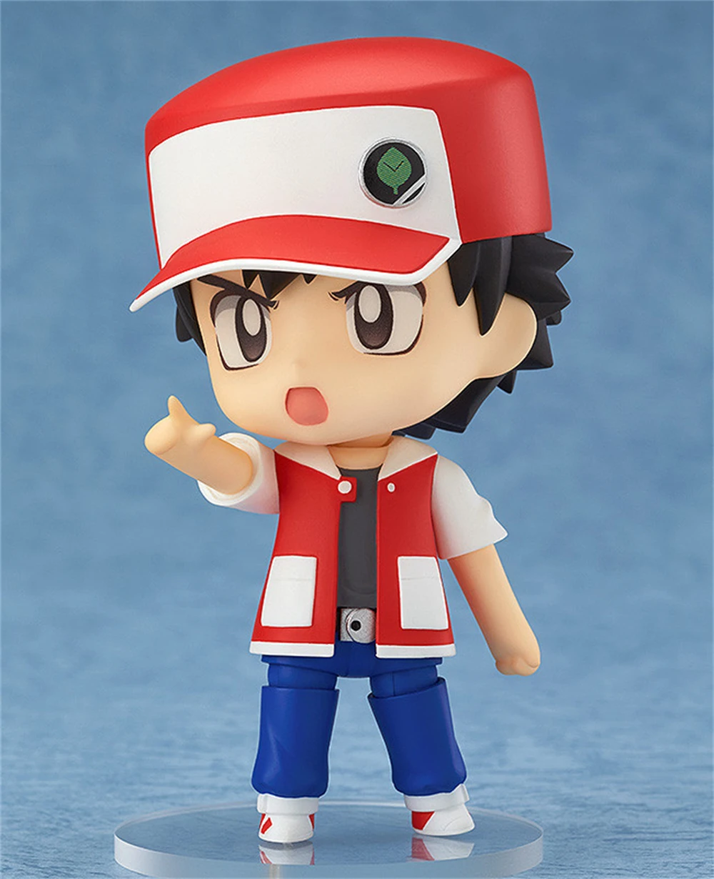 Anime Pokemon Ash Ketchum Gary Oak Red Green 612 PVC Action