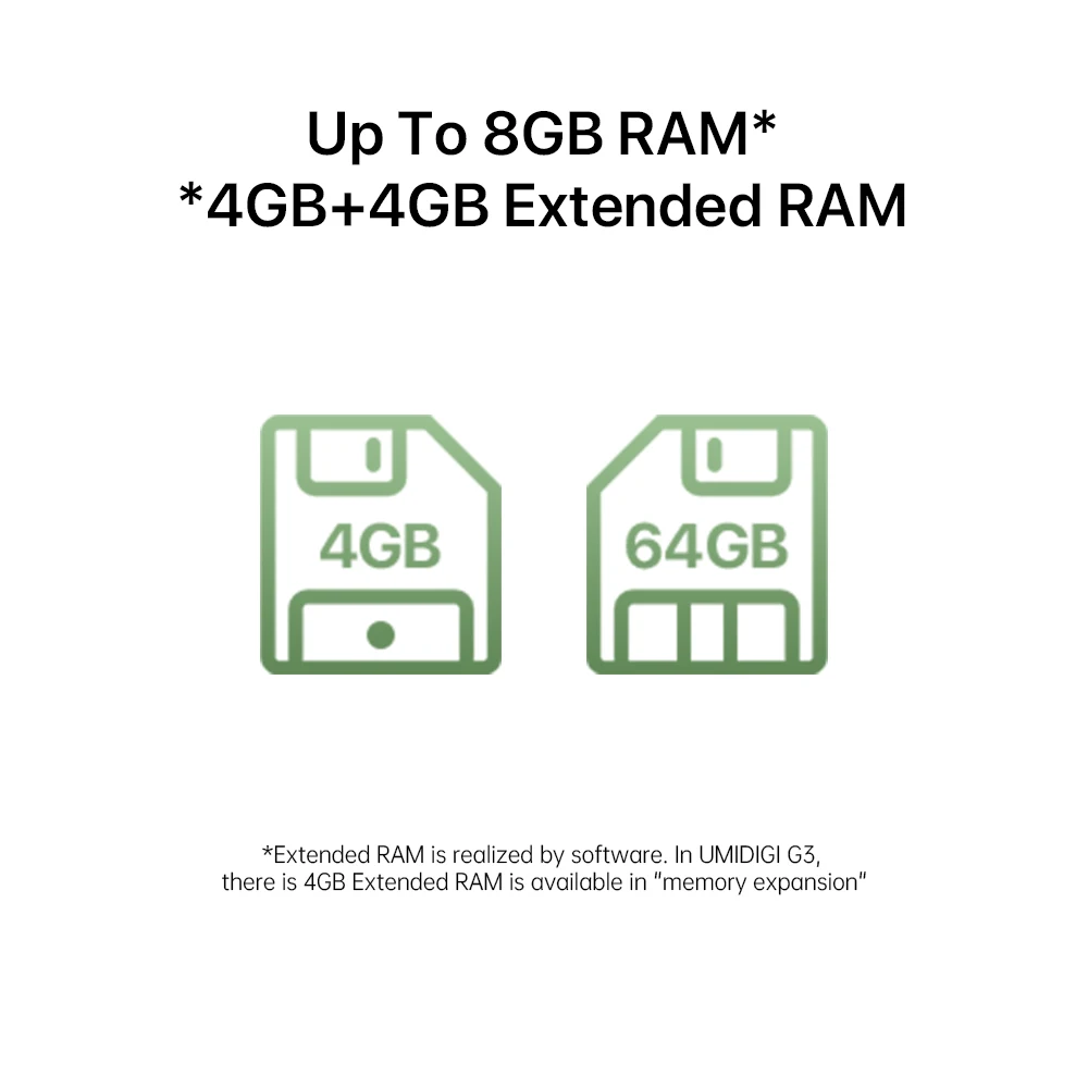 UMIDIGI G3 Ultra-thin Smartphones Helio A22 4GB+64GB 6.52Inch HD 13MP Camera 5150mAh Battery Dual SIM 4G Android 13 Mobile Phone